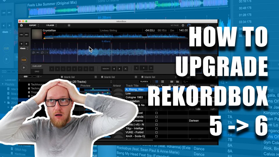How to upgrade Rekordbox 5 to 6